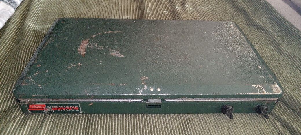 Original Factory Coleman 2 Burner Propane Camping 🏕 Stove With 3 Ne We Propane Bottle Deal