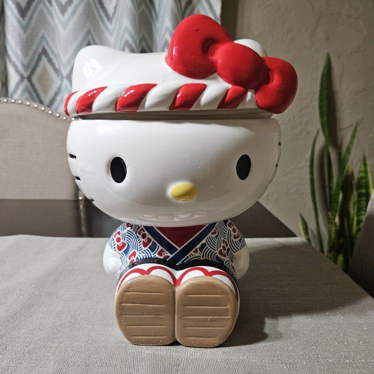 Hello Kitty Omatsuri Cookie Jar