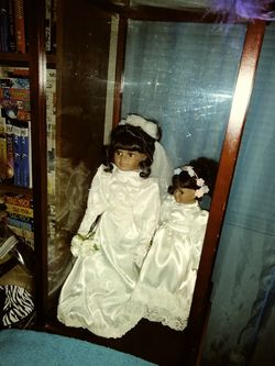 Two wedding dolls
