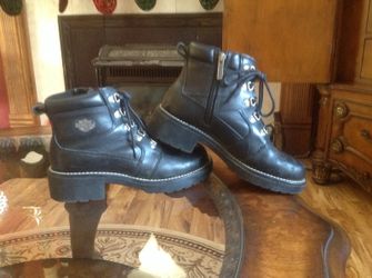 Harley Davisson Steel toe riding boots women size 81/2