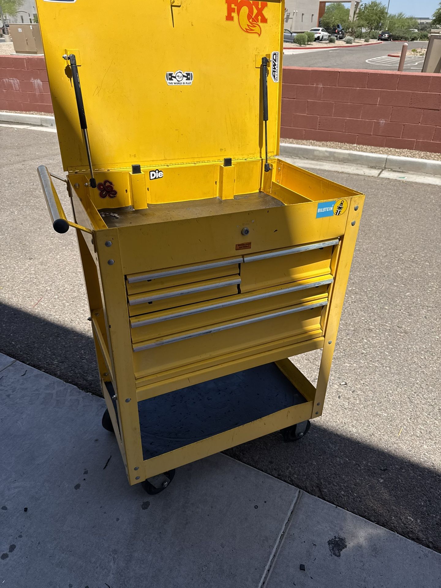 READ FULL DESCRIPTION US GENERAL 5 Drawer Cart With Impact Tool Holder