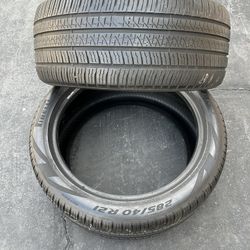 2. Tires. 315. 40. 21. Pirelli. P Zero
