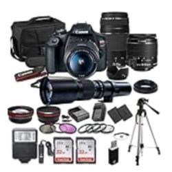 Canon EOS Rebel T7 DSLR Camera Bundle