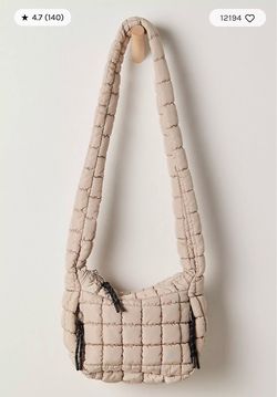 Free people quilted baby carryall sling bag