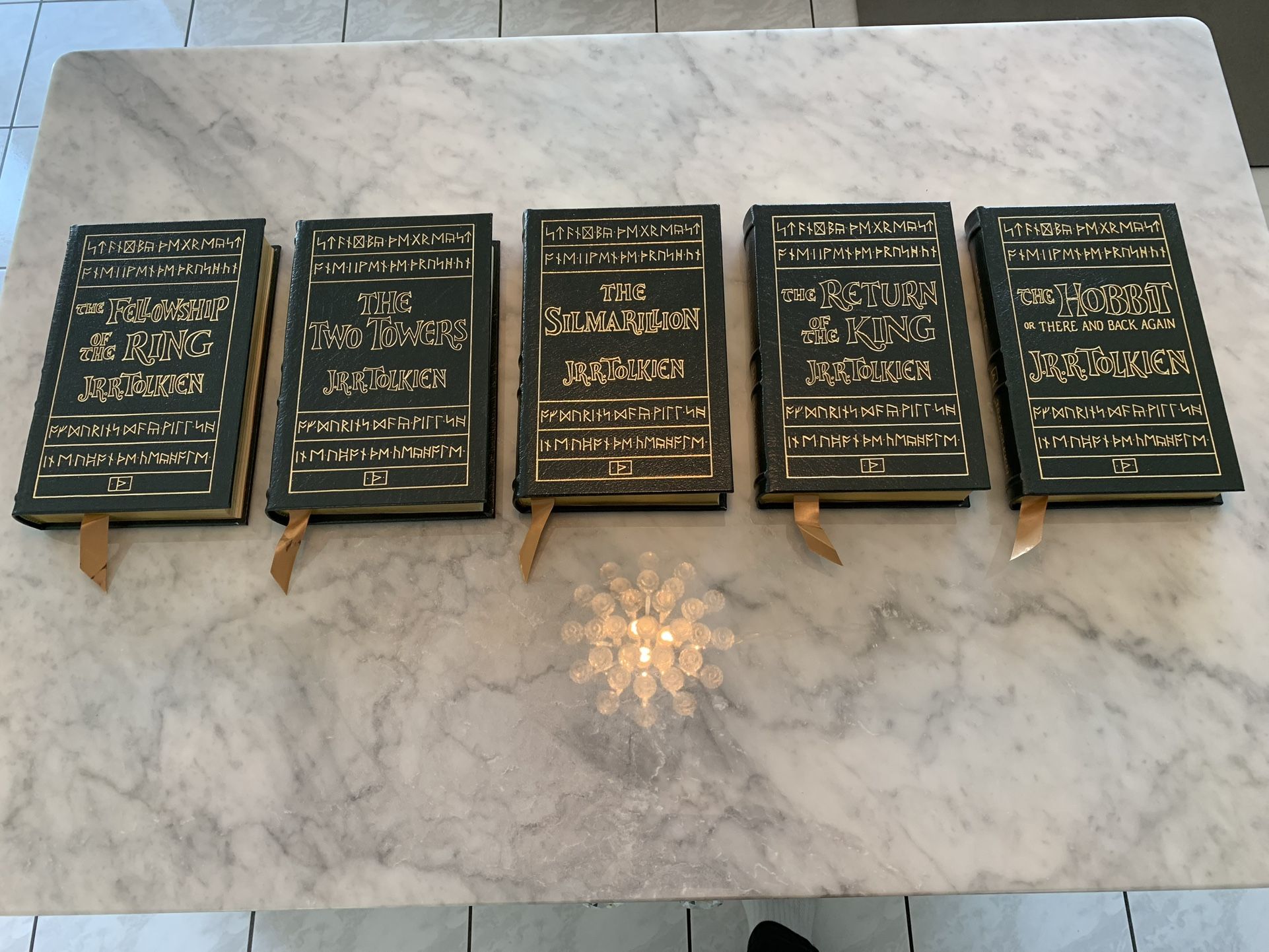 Easton Press Leather J.R. Tolkien-1984 Five Volume Set