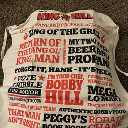 King of the Hill BBQ Apron and Trucker Hat (Alamo Logo)