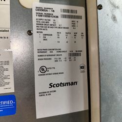 Scotsman C0330SA-1B Ice Machine + Bin – 350 lbs/day – TESTED – Brooklyn