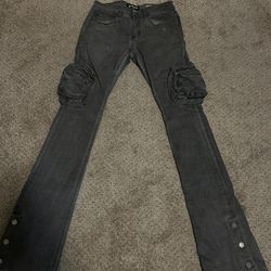MENS SERENEDE SALEM STACKED CARGO JEANS