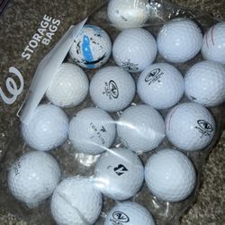 19 Used Golf Balls – Clean – Practice Ready