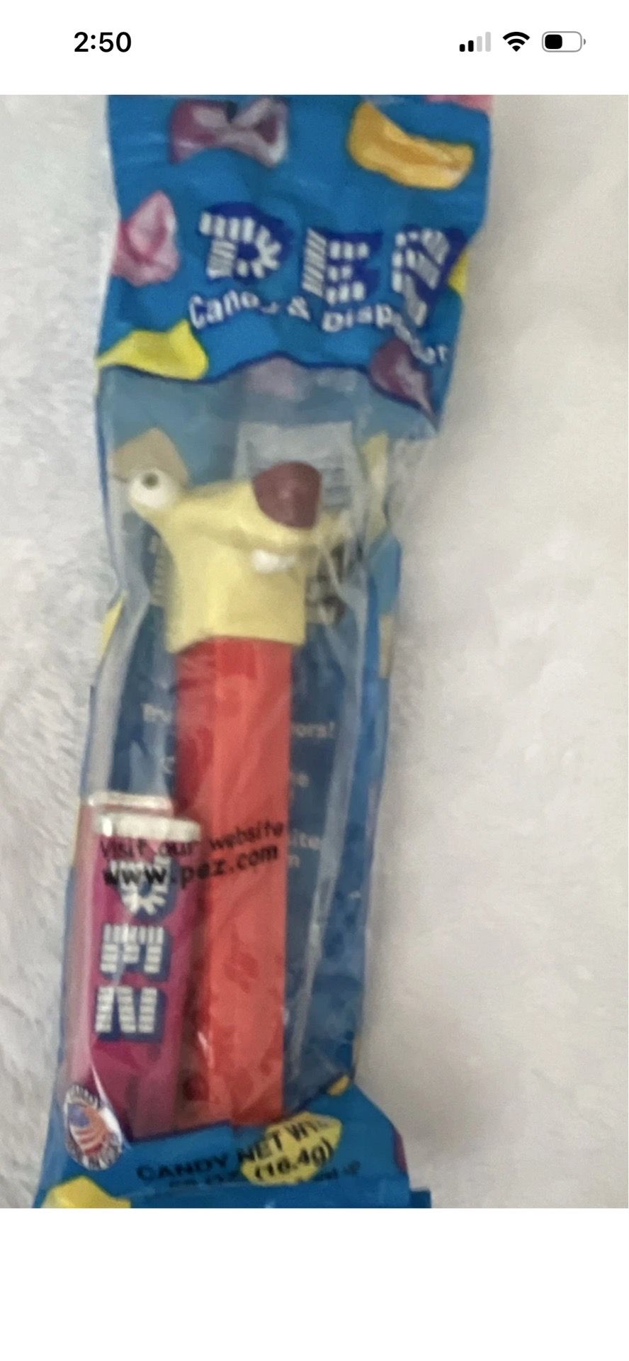 Collectors pez candy dispenser
