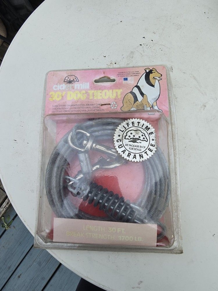 30 Foot Dog Tie Out Cable