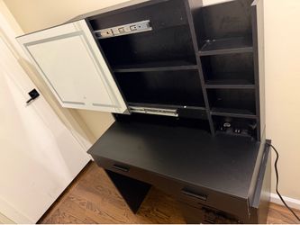 Black make up dresser with LED Mirror lights