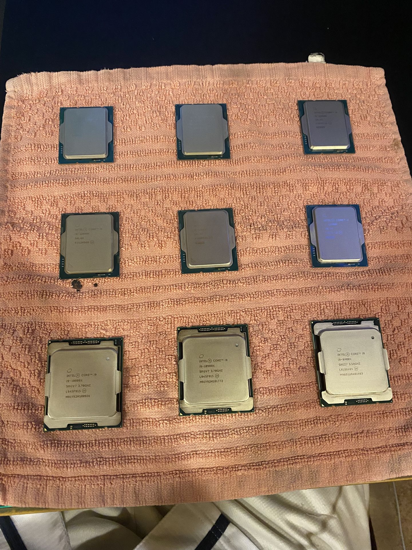 Assorted i9 CPUs (Check Description