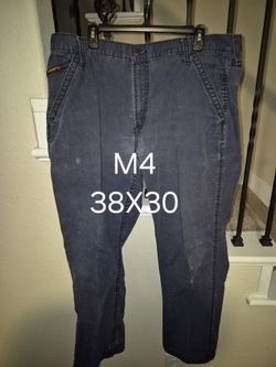 ARIAT FRC M4 WORKHORSE LOW RISE BOOT CUT NAVY BLUE PANTS 