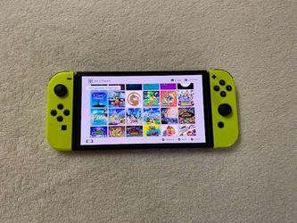 NINTENDO SWITCH OLED MOD with 512GB SD Loaded with 125 POPULAR SWITCH GAMES + 7500 CLASSIC GAMES