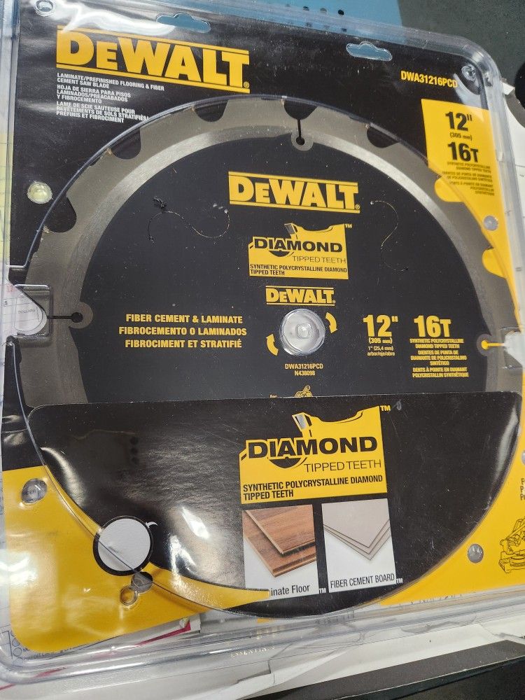 Dewalt 12" 16 Tooth Diamond Miter Saw Blade