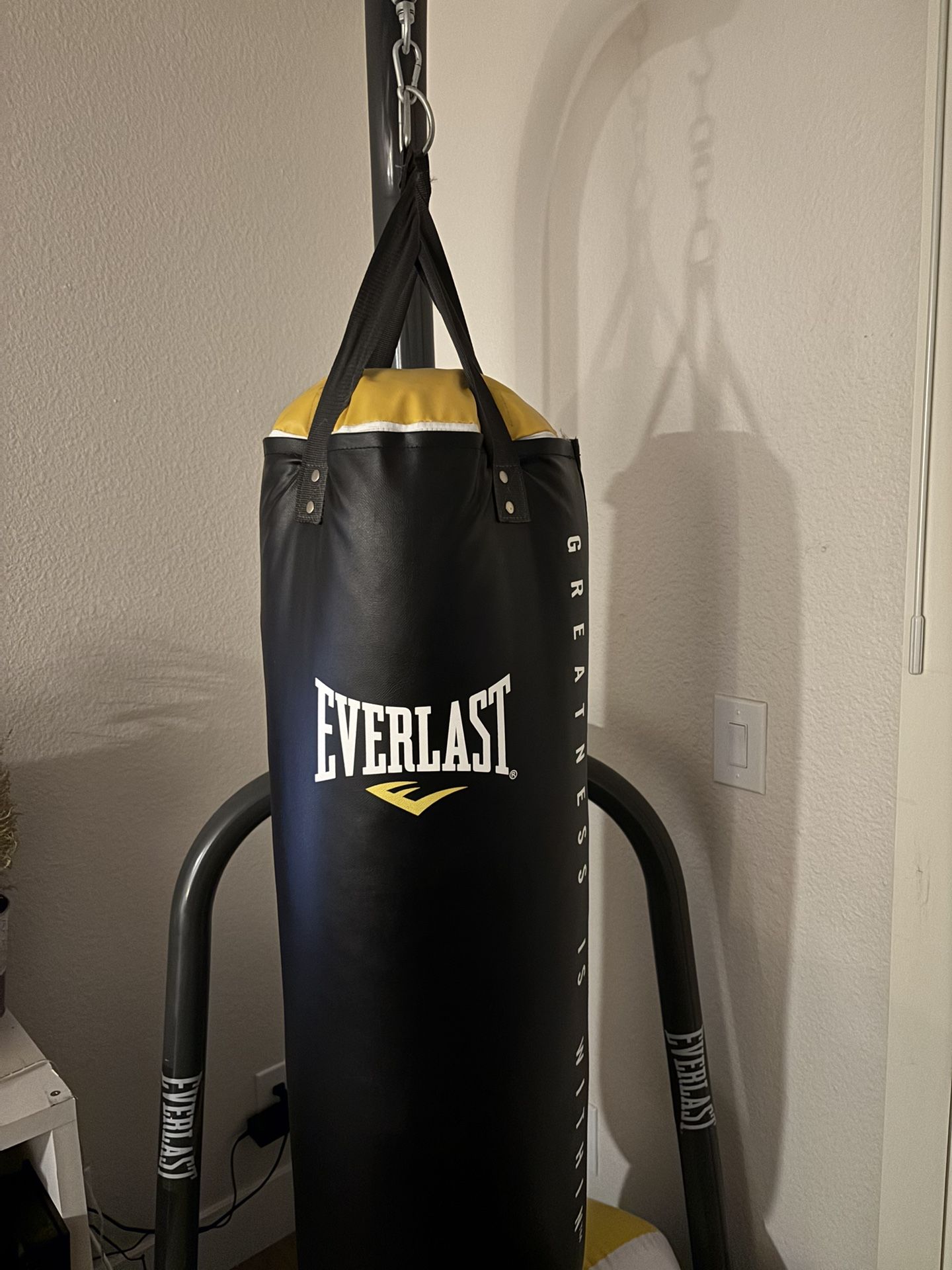 Punching bag + stand