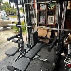 Smith Machine / Bench press/ Half rack / Functional Trainer With Accessories