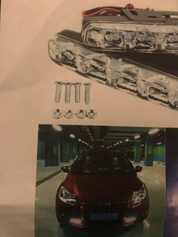 HIGH QUALITY NEW 2 pcs LED 12V CAR LIGHT DAYTIME RUNNING LIGHTS FOR FRONT