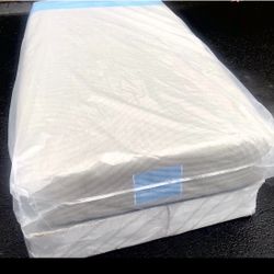 MATTRESS+BOX TWIN SIZE MEMORY FOAM GEL MEDIUM 11”THICK BRAND NEW DELIVERY 🚚 AVAILABLE 