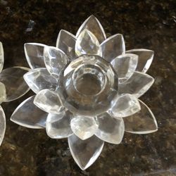 2 Flower Candle Holder Each For $5 