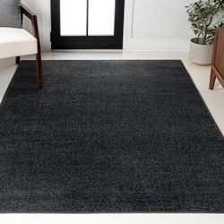 3x5 Ft Black Rug 