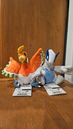 Pokemon Center Sitting Cuties Lugia & Ho-Oh Set
