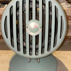 Vintage 1947 VICTOR ELECTRIC PRODUCTS FAN H-1357 Turquoise Color  Rare Collectible  Model No. H-1357  AMPS 12 Serial No. 8859 Cincinnati Ohio, USA 