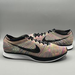 2016 Nike Flyknit Racer Multicolor Running Shoes - Men’s Size 13 (526628-004)