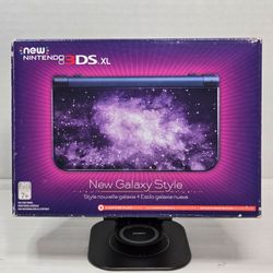 NEW Nintendo 3DS XL Galaxy Edition with the Box