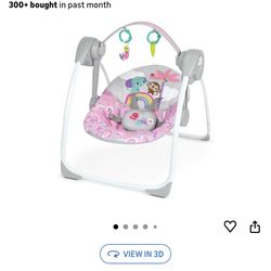 Pink Baby Swing 