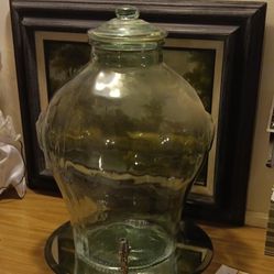 5 Gallon Glass Drink Dispenser 