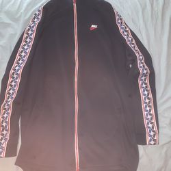 Nike Navy Blue Jacket with White Stripes; Men’s XL