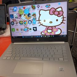 HP laptop Intel core i3 ram 8.00 GB. storage 250  . 14inch screen .comes with a charger 