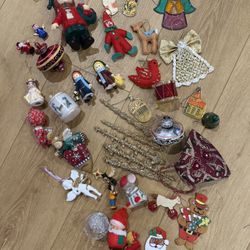 VINTAGE CHRISTMAS ORNAMENT ASSORTMENT #4