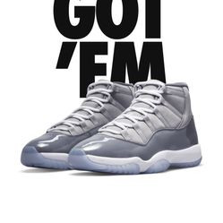 Jordan 11 Cool Grey Size 8