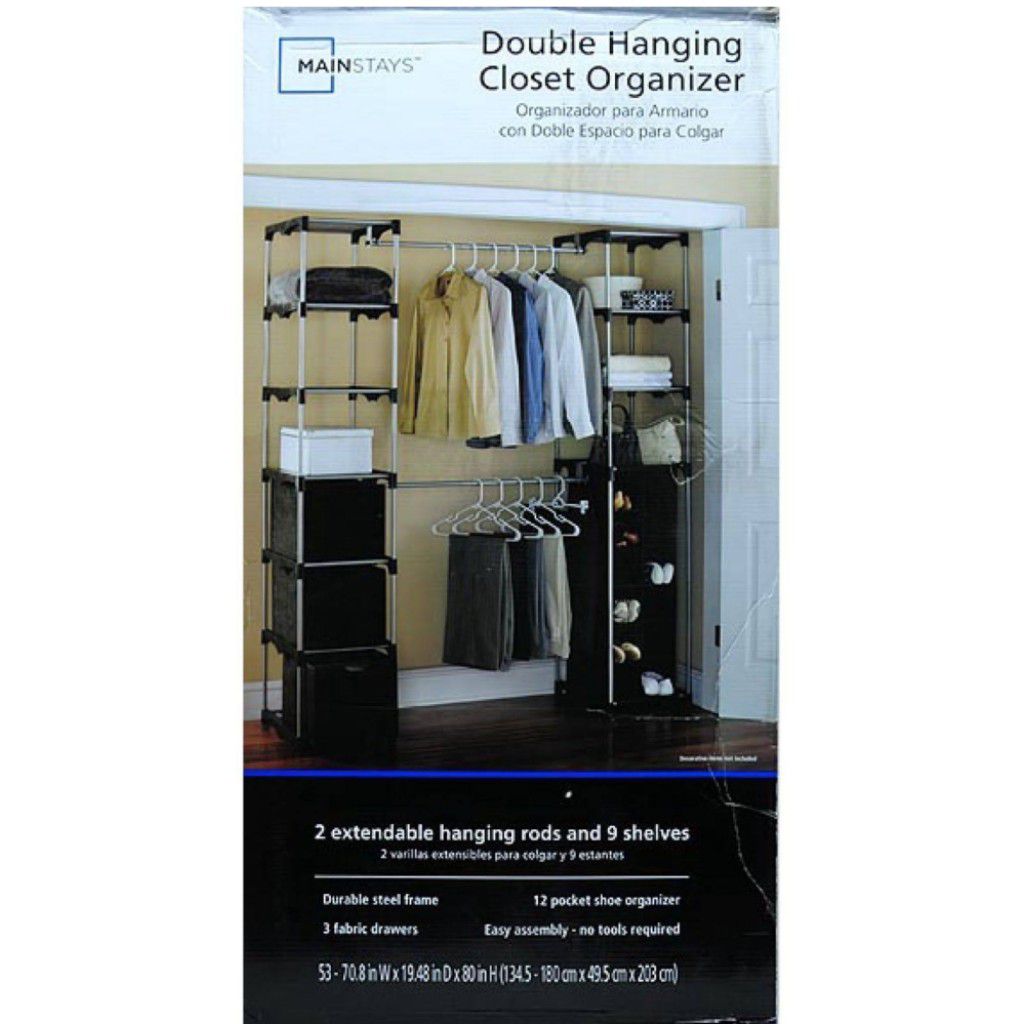 Whitmor Double Rod Adjustable Closet Organization System