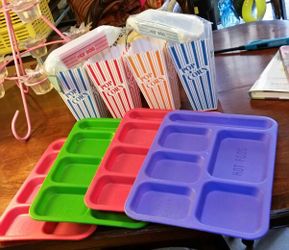 Game Day! Hot Dog, Popcorn, Food Basket, Food Trays!