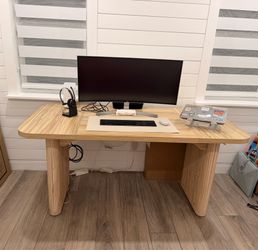 Computer desk and office chair