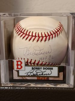 Bobby Doerr Or Bob Feller 'HOF ##' Signed Baseball 