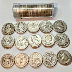 Washington Silver Quarters-Junk Silver  Below Melt 