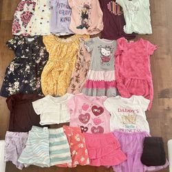 Girls 22 Piece Clothing Clothes Lot Bundle Size 5T Hello Kitty Cat & Jack Carter’s   Lot of 22 pieces  Size 5T  All are in good condition  Brands incl