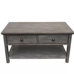 New In Box Sonoma Goods For Life® Canton Coffee Table Coke Gray Brown New In Box 