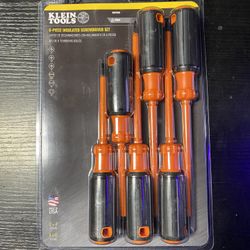 Klein Tools Screwdriver Set, 1000 Volt Insulated, 6-Piece
