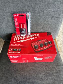 Milwaukee Charger and one battery