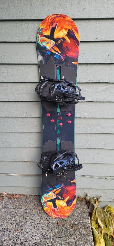 Burton Snowboard With K2 Binding 142cm