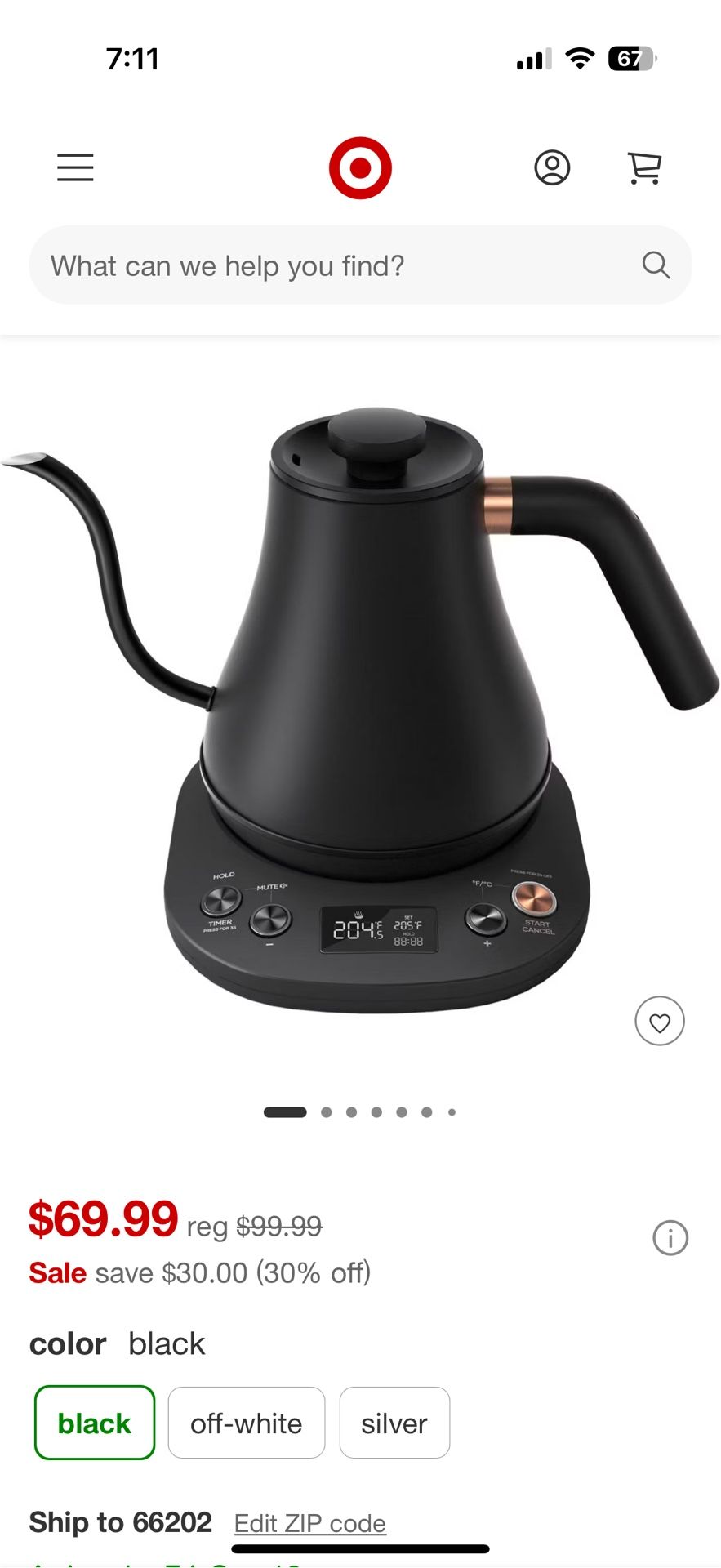 βπ₯ Electric Gooseneck Kettle β 0.8L | 1200W