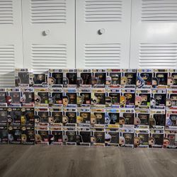 Funko Pops! Vinyl: Collection Lot Of 53! Star Wars , Spiderman, Anime, + More!