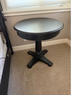 Restoration Hardware Round Nightstand table
