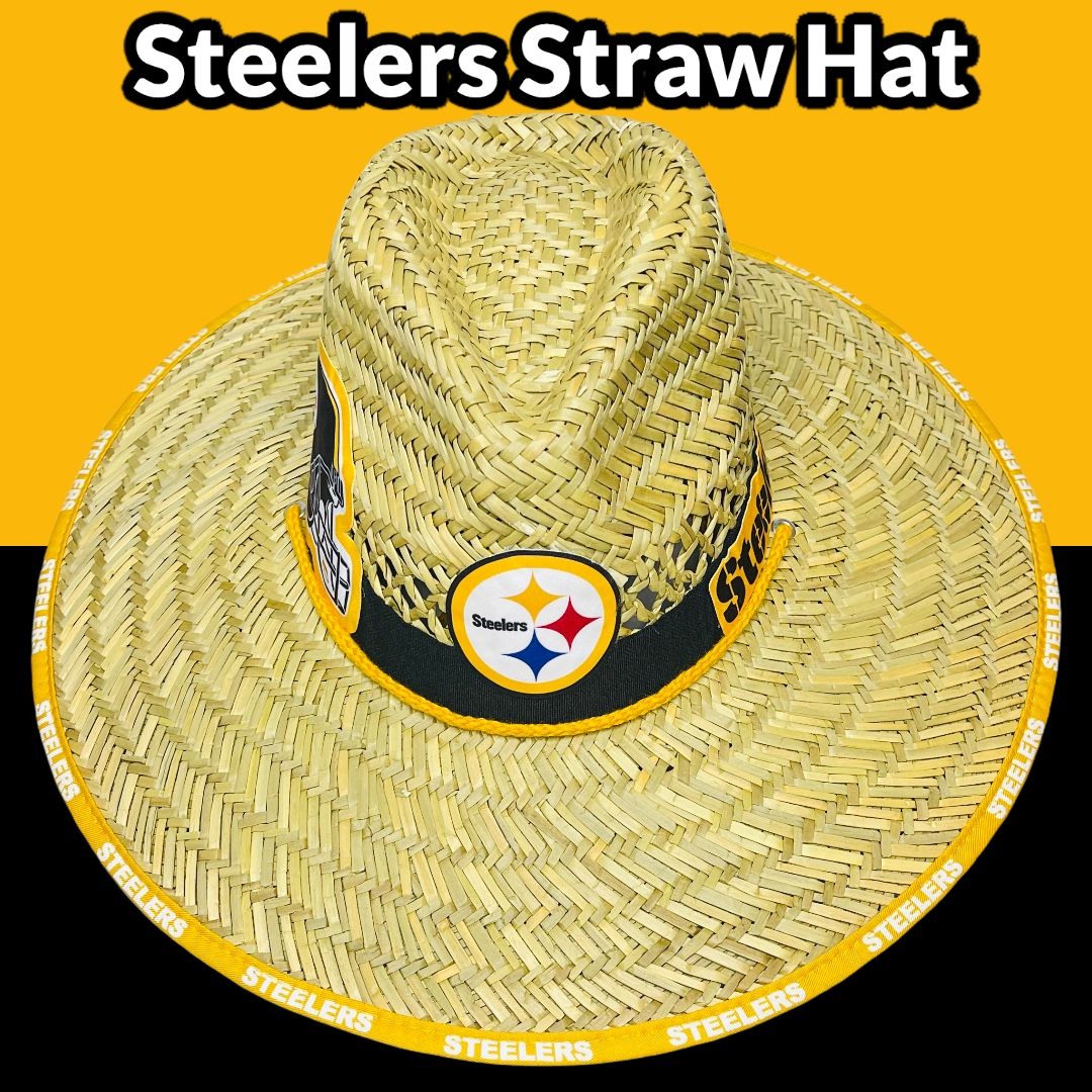 Pittsburgh Steelers straw hat (Great Father’s Day Gift 🎁) Same Day Shipping If Paid By 3pm (I Also Have Other Team’s)
